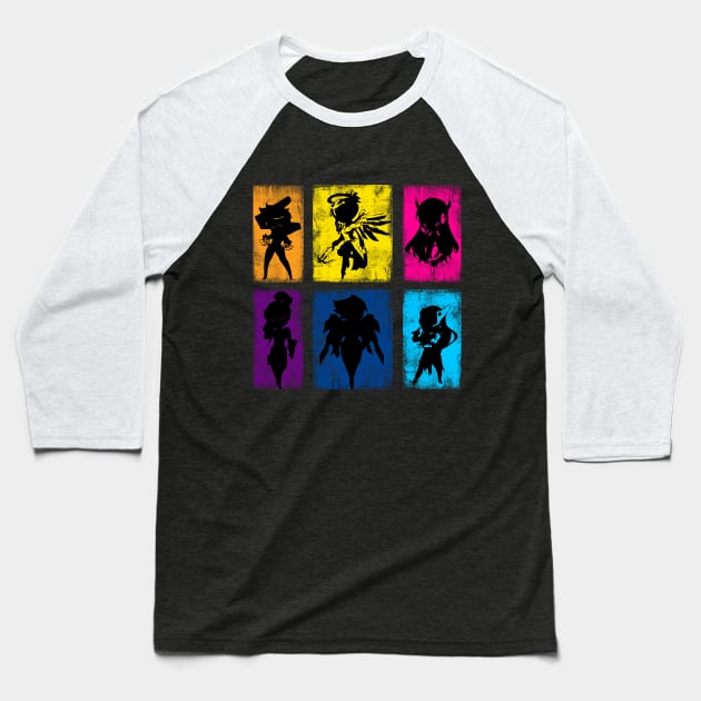 girls power Baseball T-Shirt by puglove